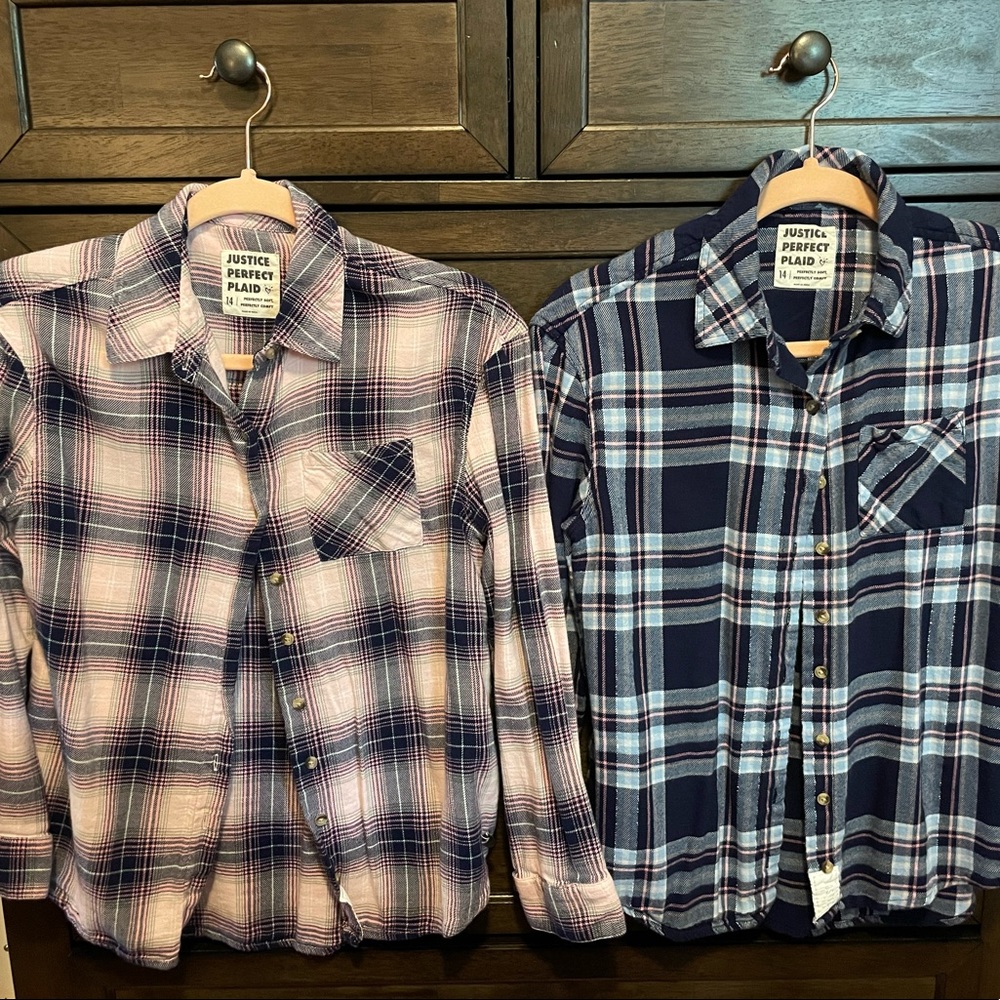2 Flannel Shirts Bundle